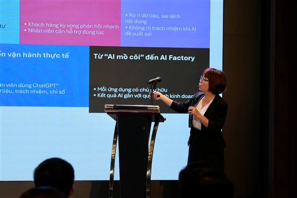 Đại diện MCG phát biểu tại CEF